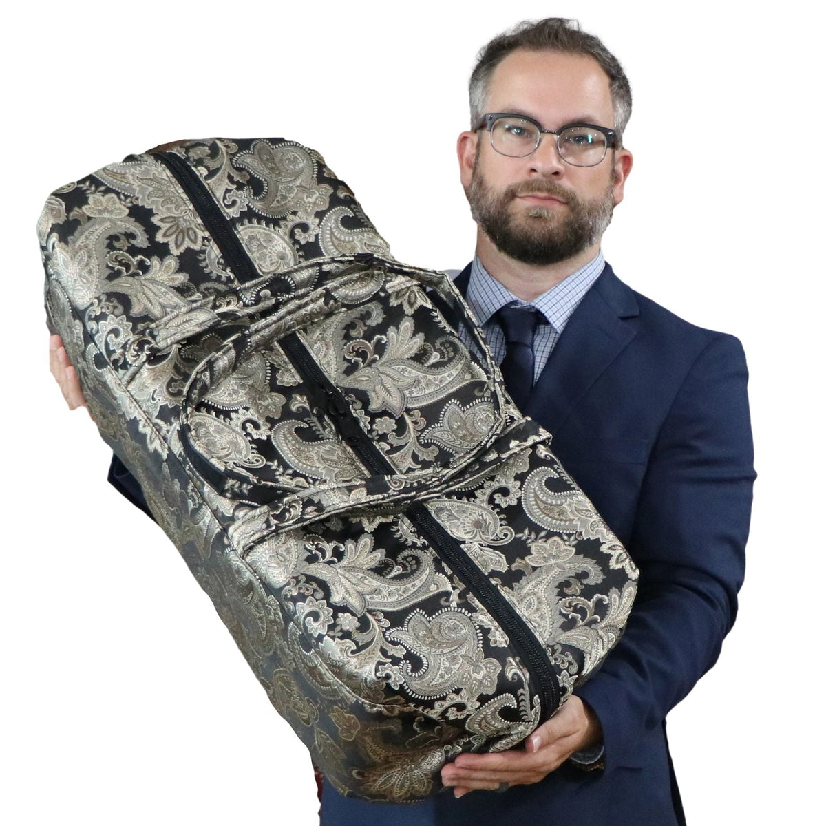 Black Floral Infant Removal Case - Plus