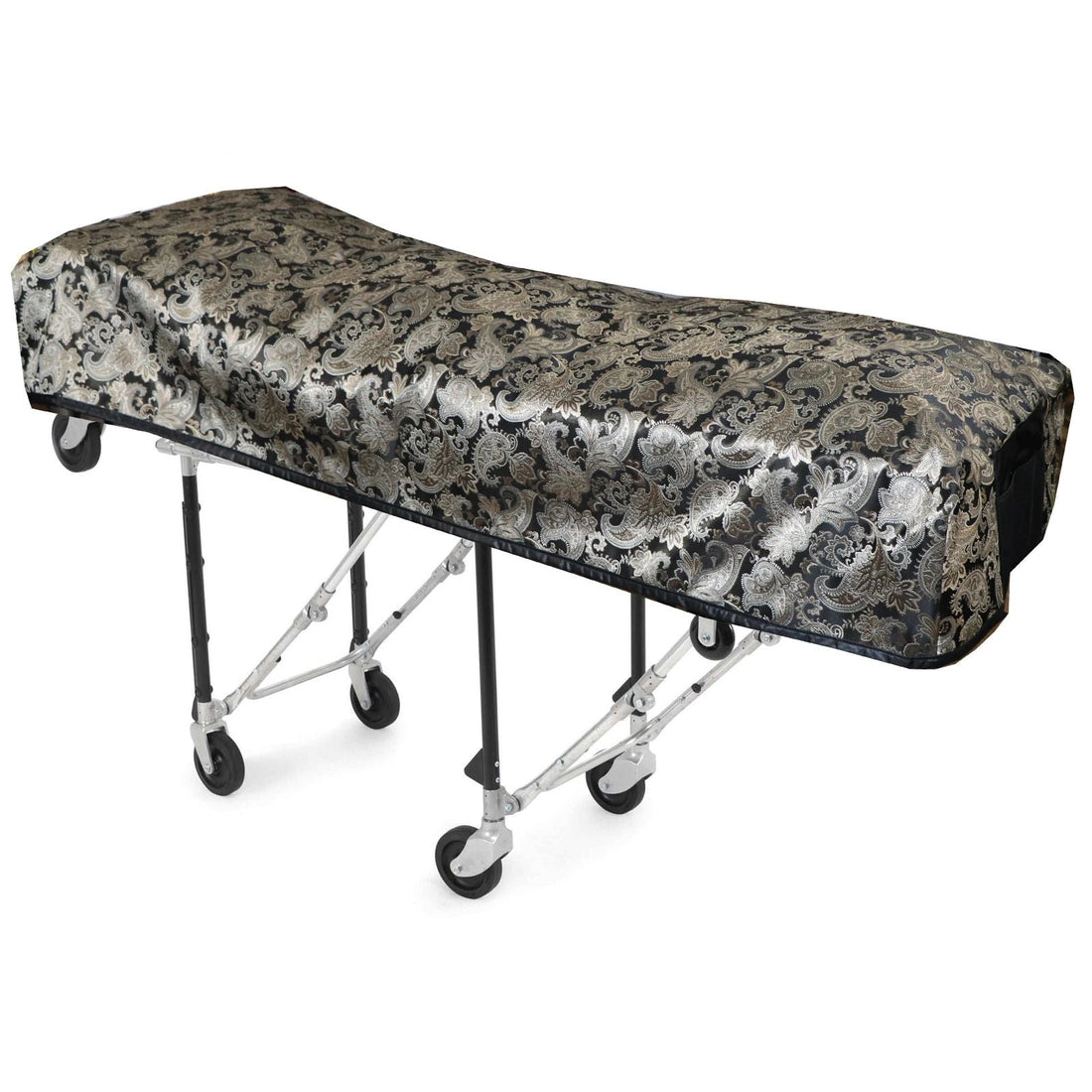 Black Floral Cot Cover