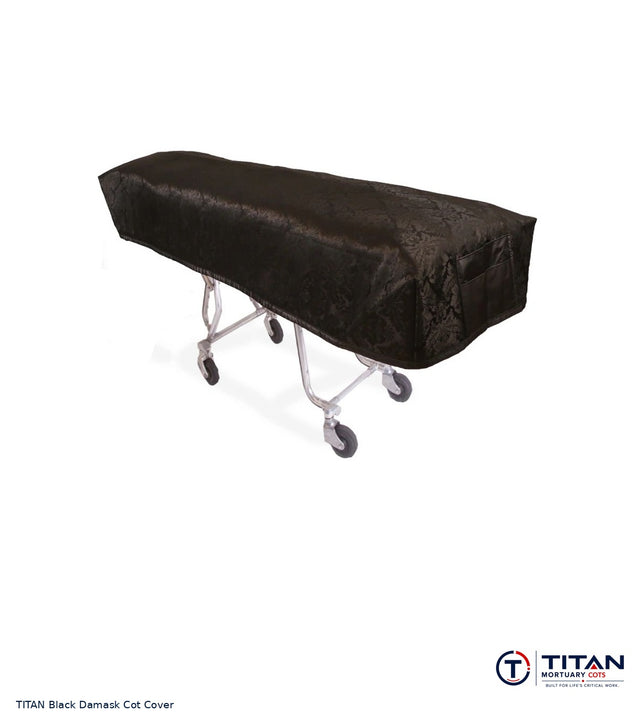 TITAN American Flag Reversible Cot Cover | Black Damask