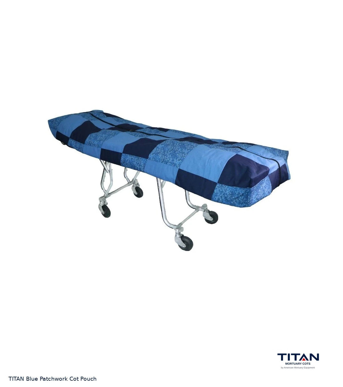 TITAN Blue Patchwork Cot Pouch
