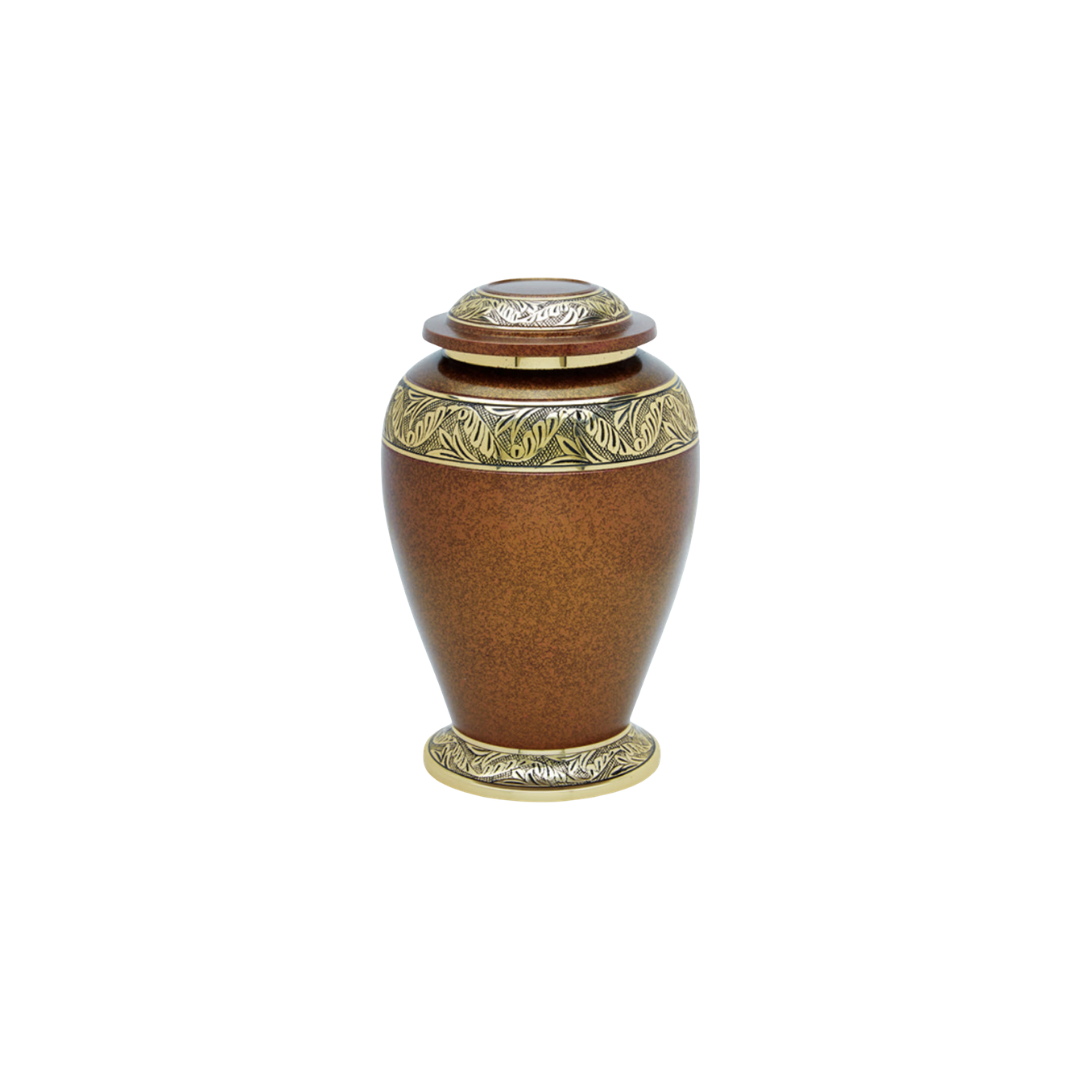 Berkshire Gold Brass Keepsake Urn — ISU-RJ-0064