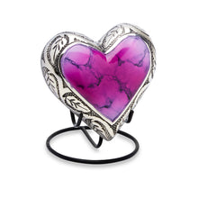 Grecian Pink Brass Heart Keepsake — ISU-RJ-0075