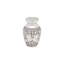 Purple Loving Doves Brass Keepsake Urn — ISU-RJ-0085