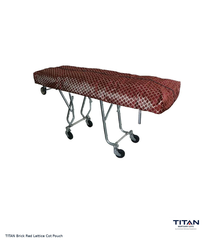 Brick Red Lattice Cot Pouch