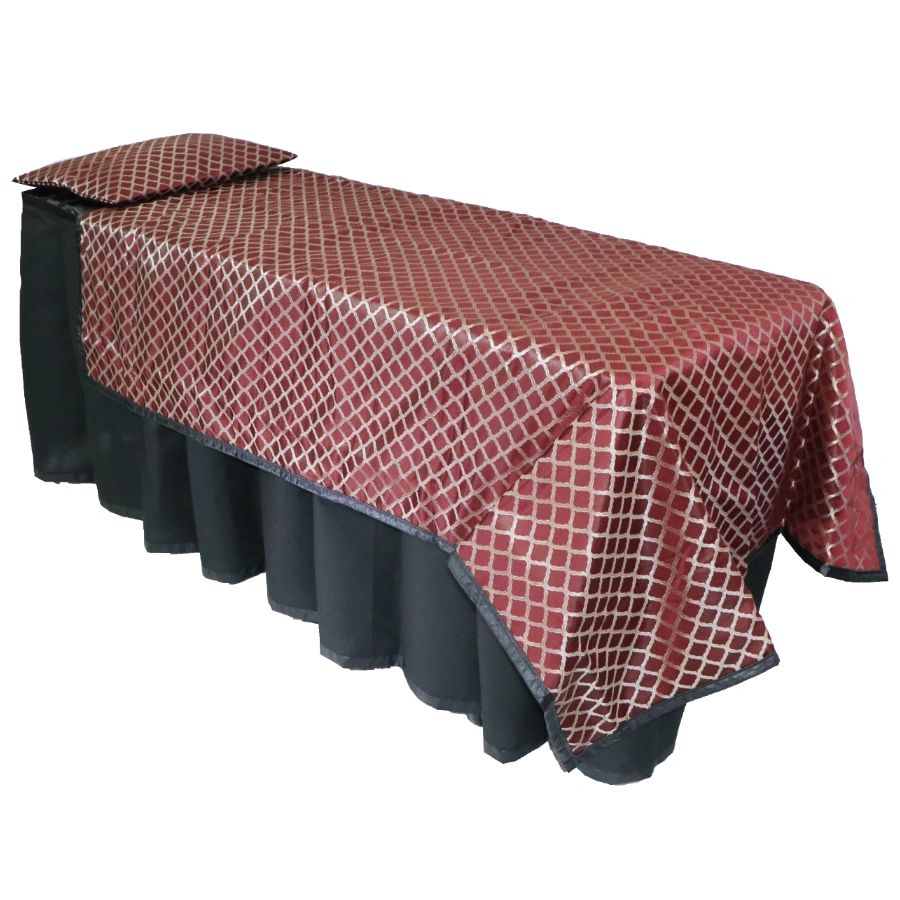 Brick Red Lattice Viewing Set - Standard, Black