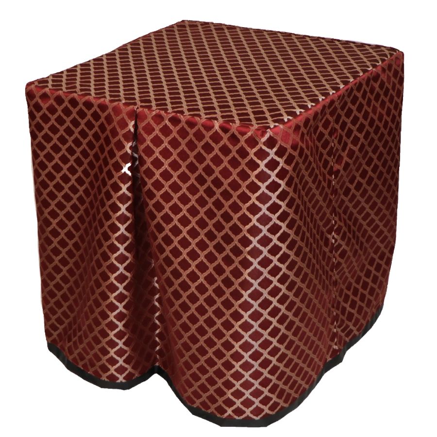 Brick Red Lattice Presentation Table - Standard
