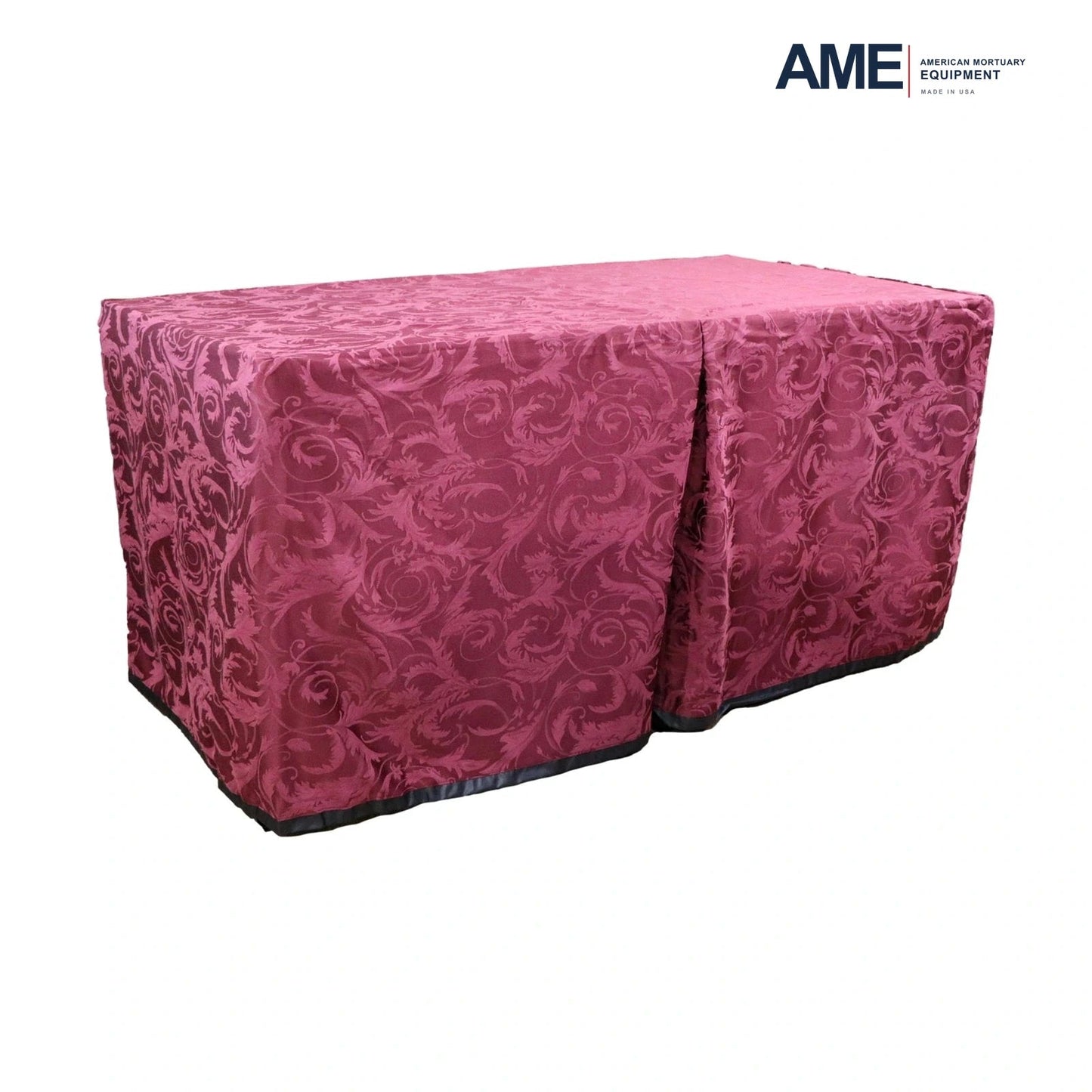 Bristol Burgundy Portable Presentation Table – Plus – Bristol Burgundy VT Plus Covered