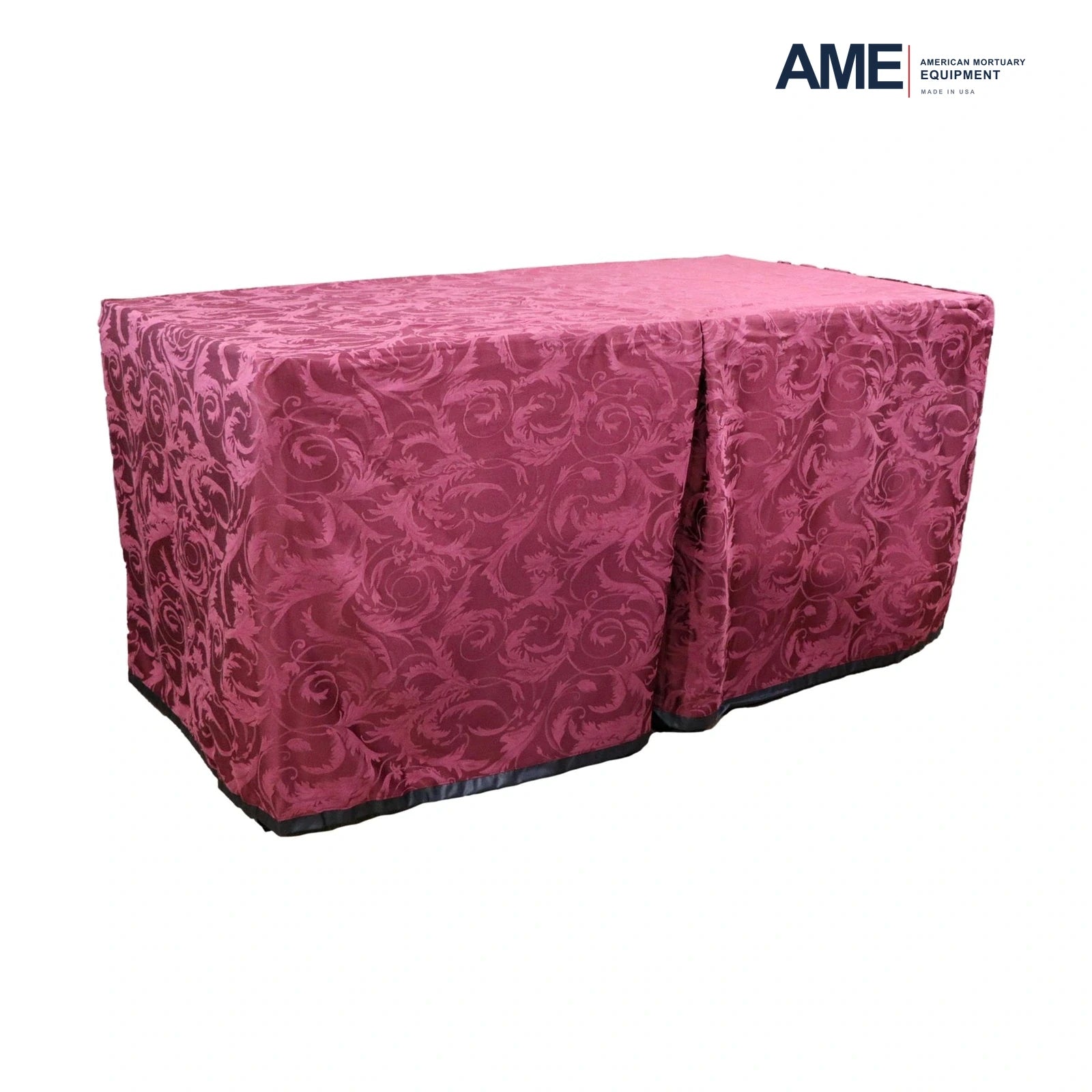 Bristol Burgundy Portable Presentation Table – Plus – Bristol Burgundy VT Plus Covered