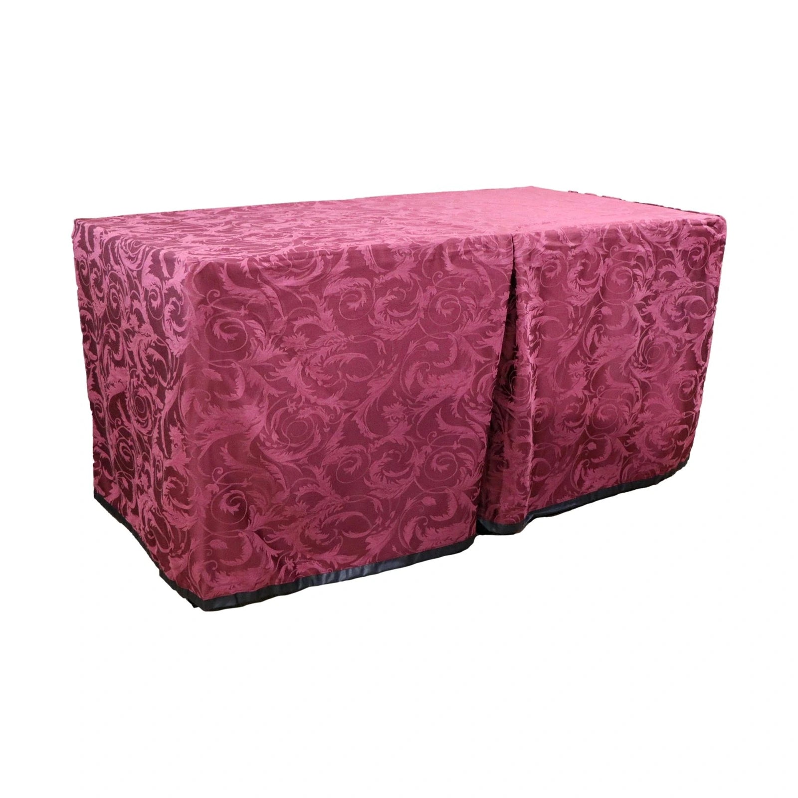 Bristol Burgundy Portable Presentation Table – Plus – Bristol Burgundy VT Plus Covered