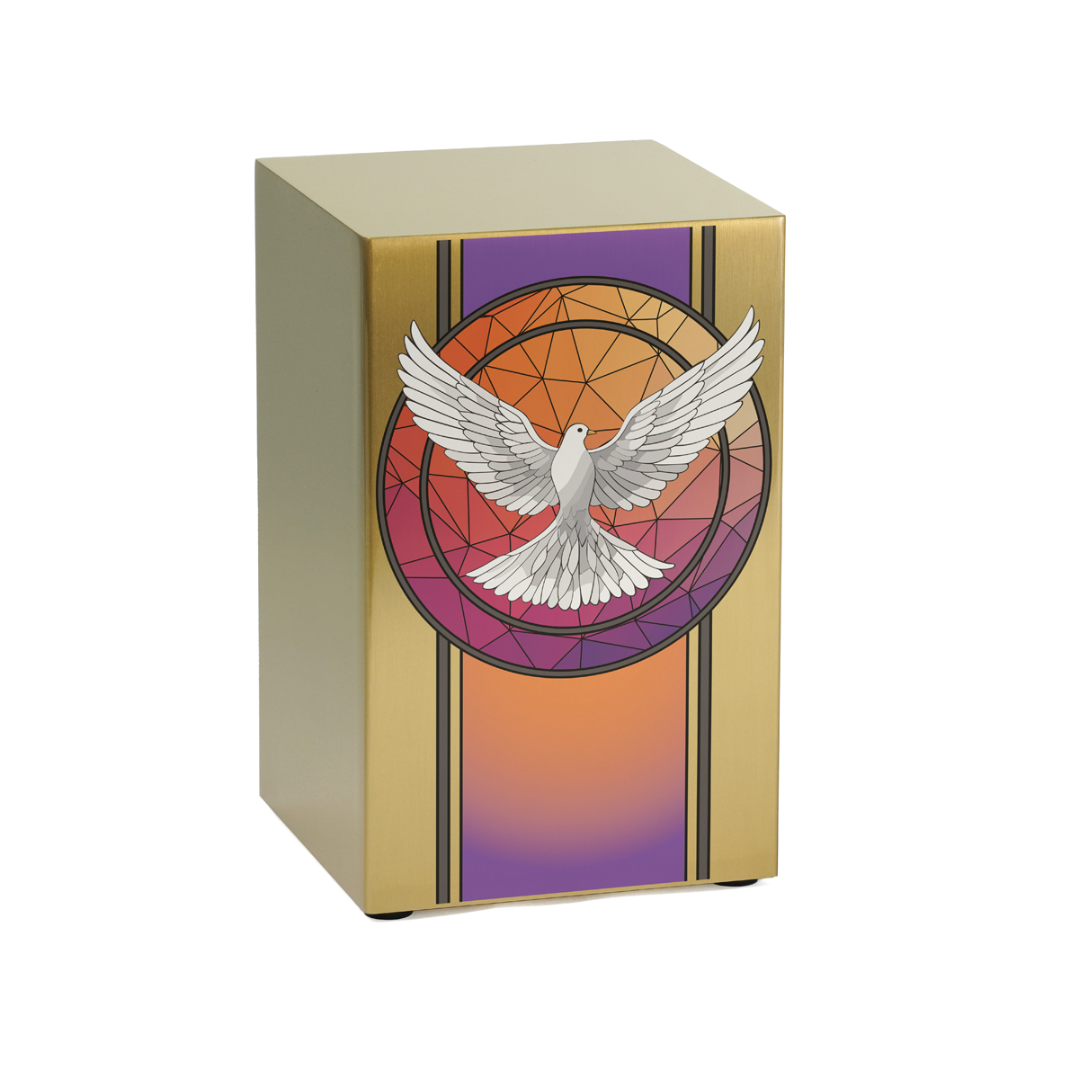 Bronze Box Dove Full Size Cremation Urn, Full Size (Adult), 8.3 x 5.2 x 5.2 in