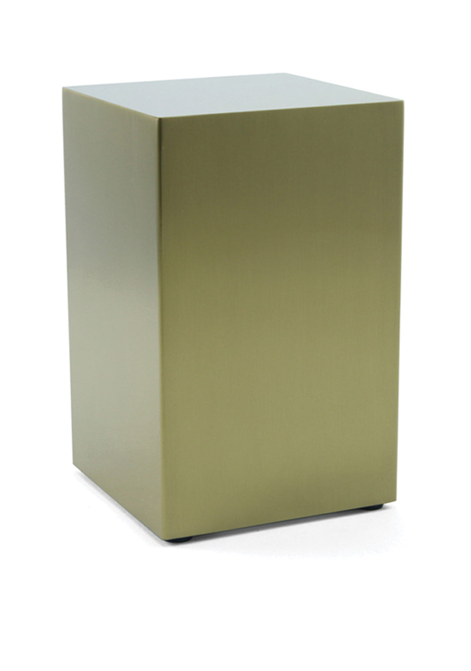 Bronze Cube Full Size Cremation Urn, Full Size (Adult), 8.3 x 5.2 x 5.2 in