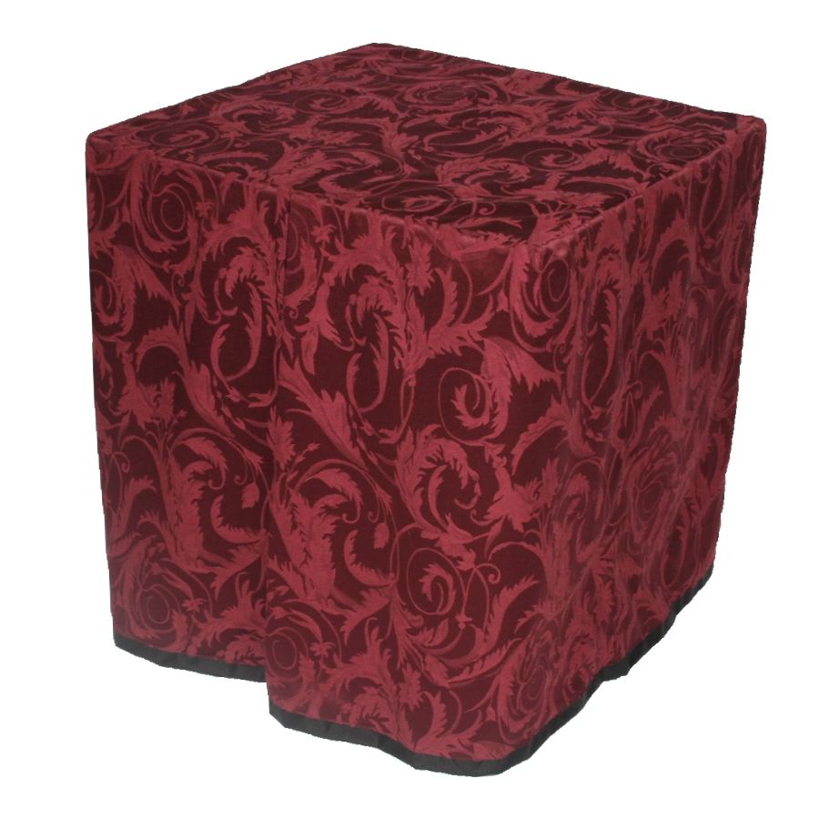 Burgundy Scroll Presentation Table