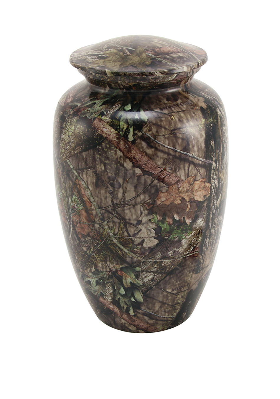 Camouflage Aluminum Full Size Cremation Urn, Full Size (Adult), 10.4 x 6.1 x 6.1 in