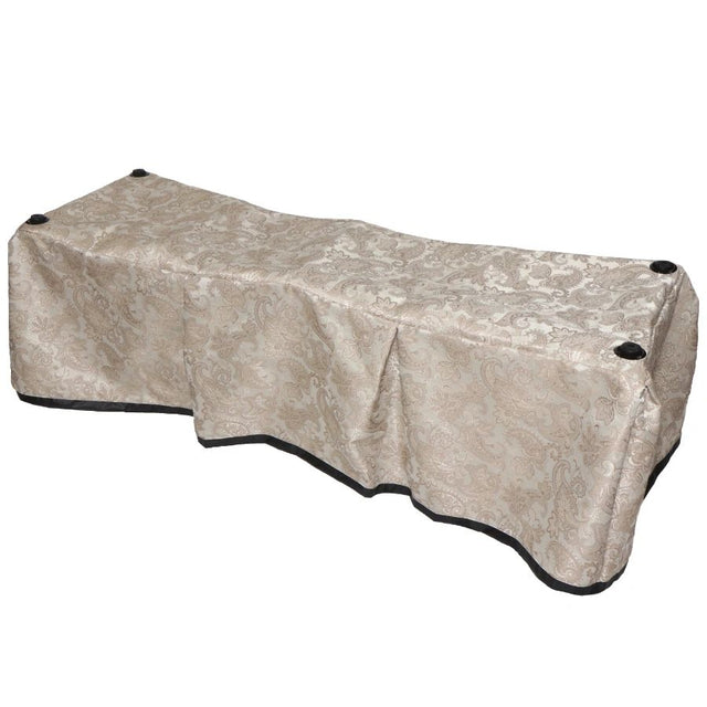 Champagne Floral Church Truck Drape