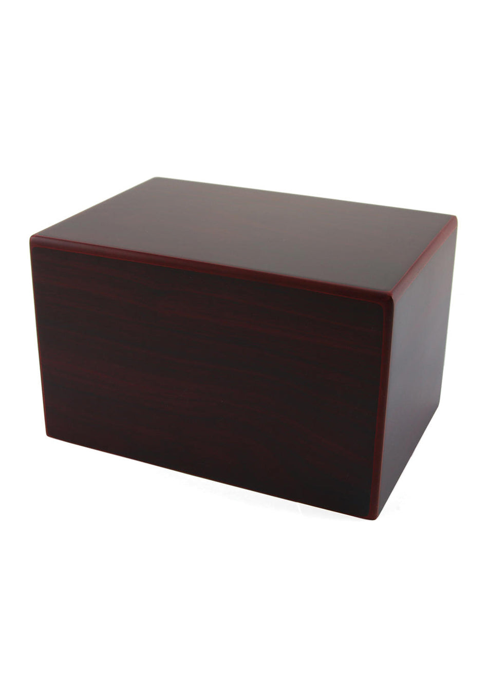 Cherry Woodgrain Box Full Size Cremation Urn, Full Size (Adult), 5.5 x 9.1 x 6.3 in