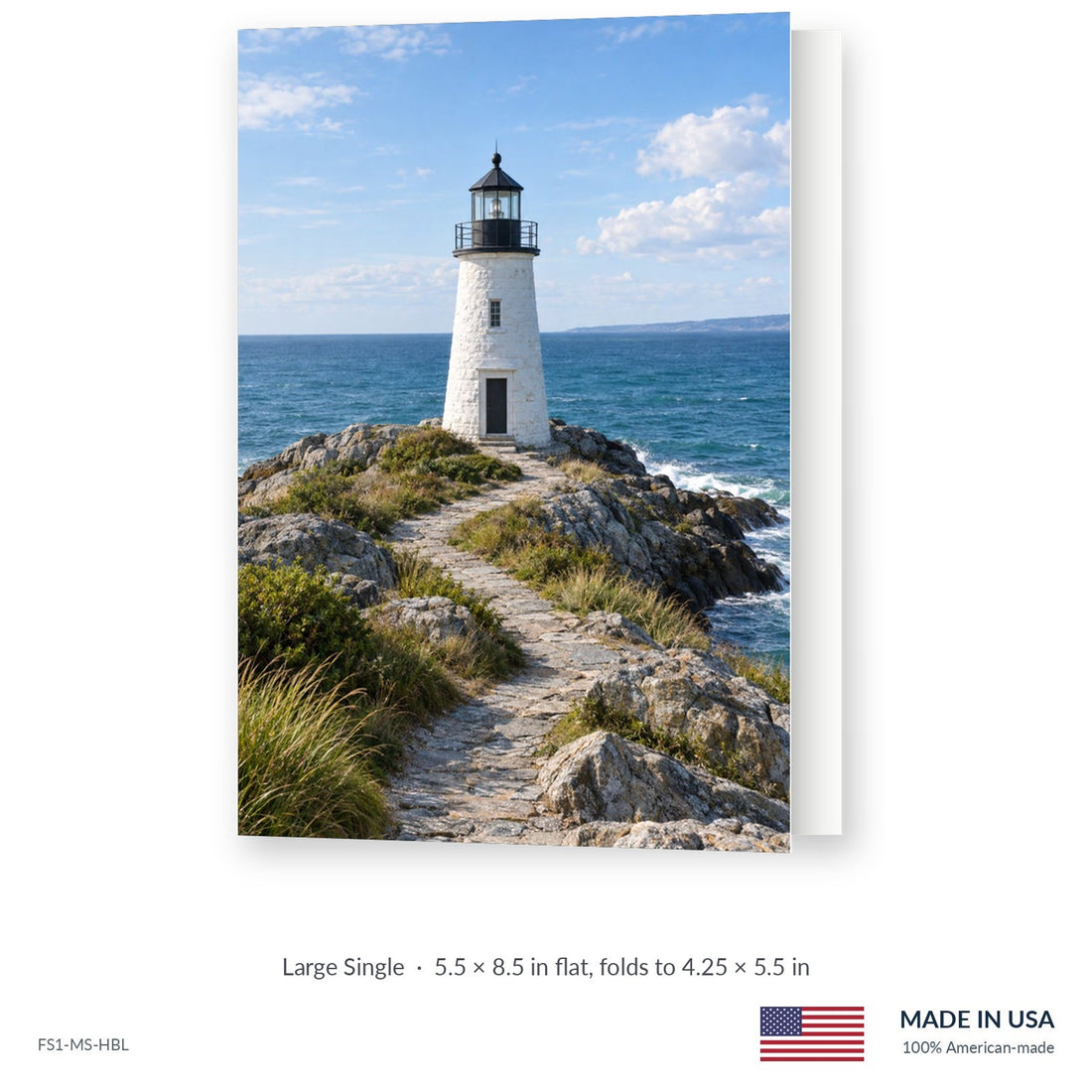 Coastal Lighthouse Funeral Service Folders