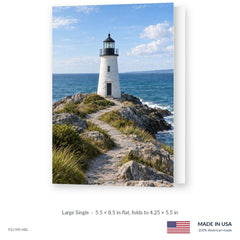 Coastal Lighthouse Funeral Service Folders