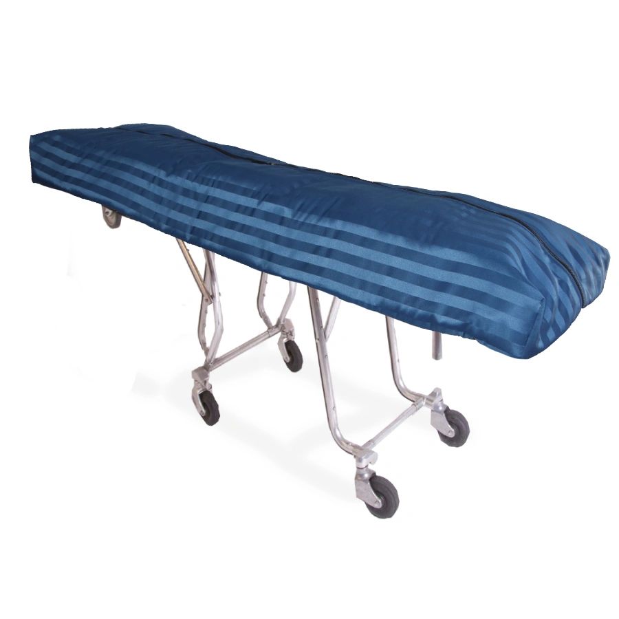 Cobalt Satin Stripe Cot Pouch