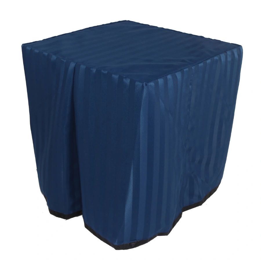 Cobalt Satin Stripe Presentation Table