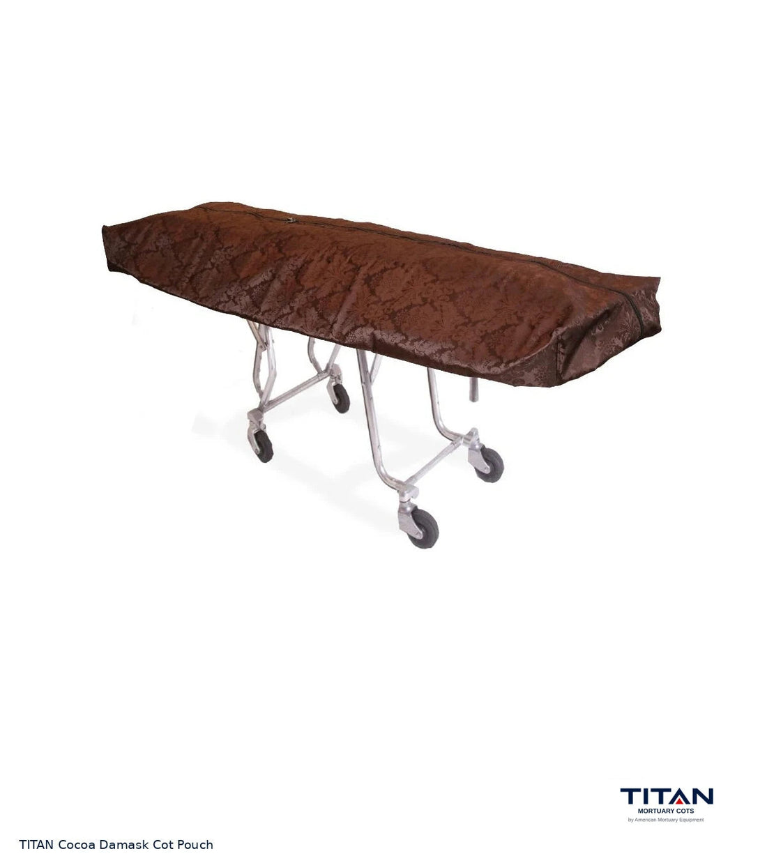 TITAN Cocoa Damask Cot Pouch