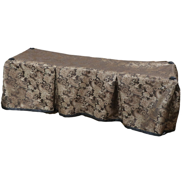 Cocoa Floral Church Truck Drape