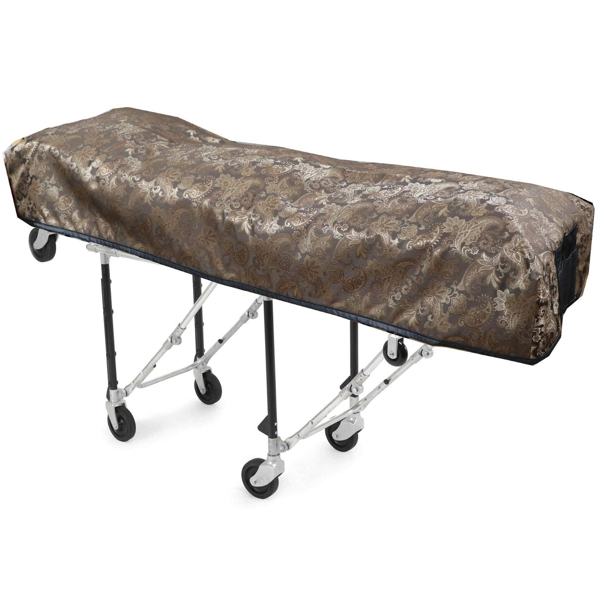Cocoa Floral Cot Cover - Standard, Standard Black Lining