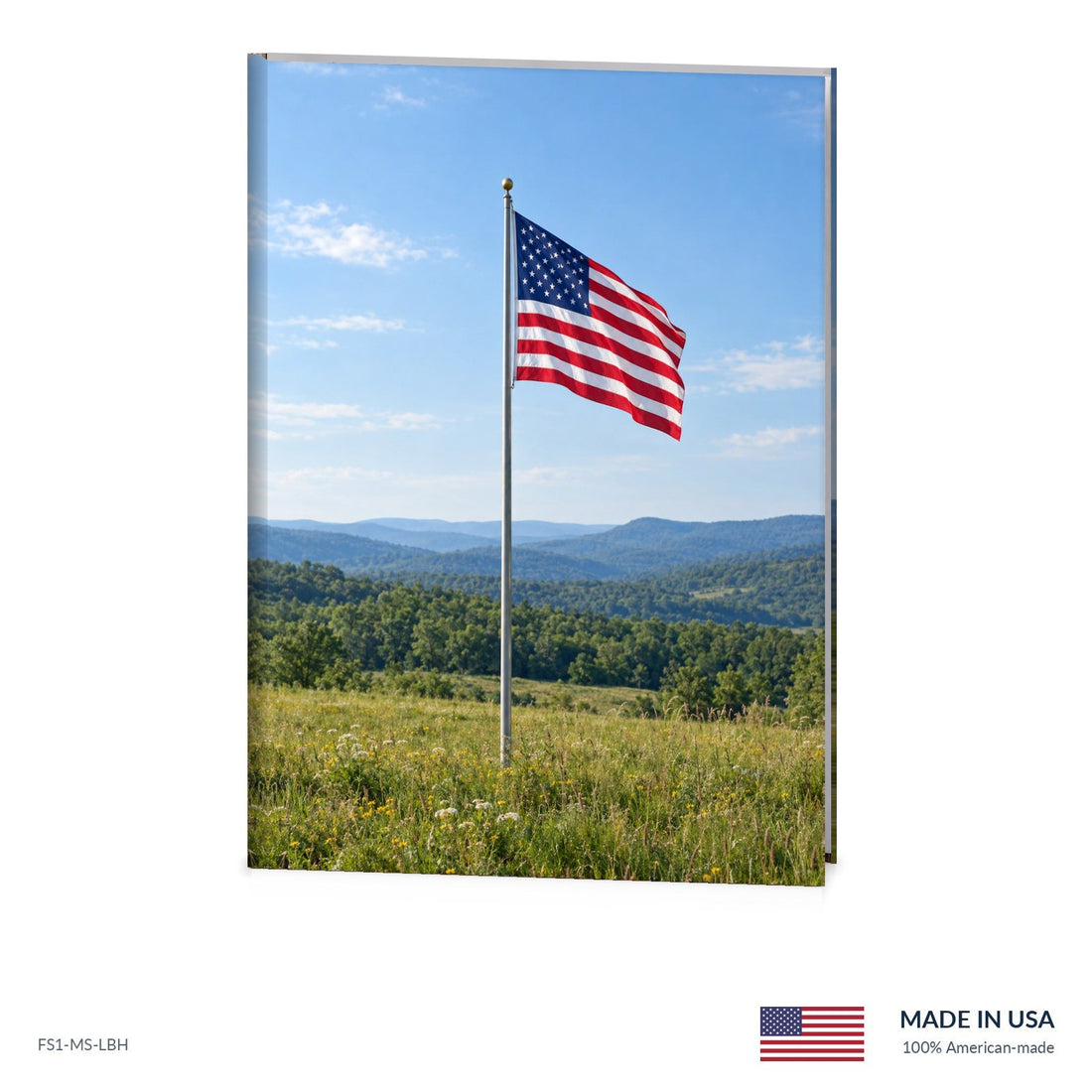 Country Flag Funeral Register Book