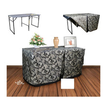 Cresswell Black Portable Presentation Table – Plus – Cresswell Black VT Plus Full Setup