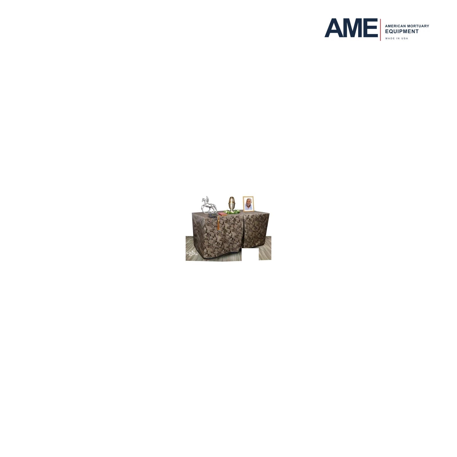 Cresswell Cocoa Portable Presentation Table – Plus – product view 1