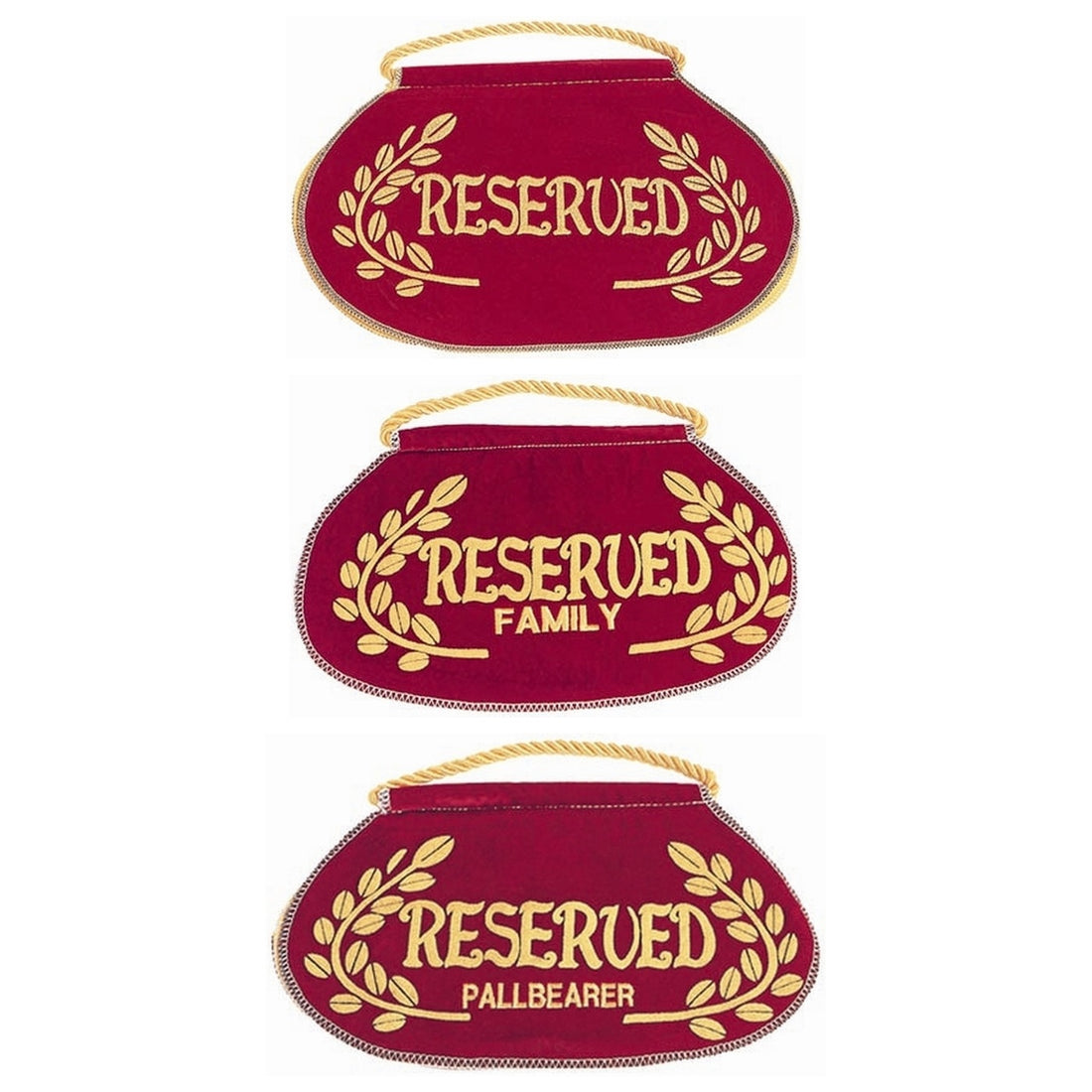 Deluxe Reserved Seat Signs