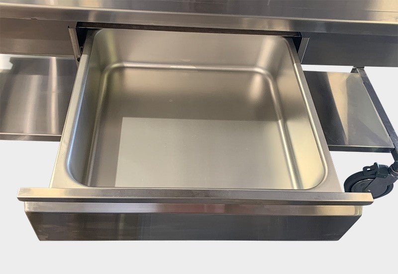 Dissection Table with Optional Drawers – 1035 - 06DT - American Mortuary Coolers & Equipments