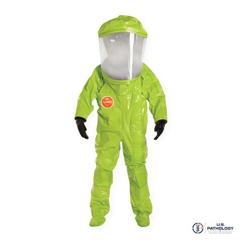DuPont™ Tychem® 10000 TK554T Encapsulated Level A Suit, Expanded Back – front entry