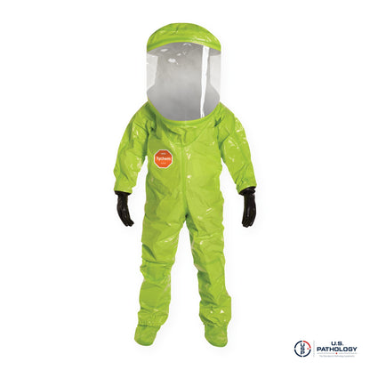 DuPont™ Tychem® 10000 TK612T Level A Suit, Certified to NFPA 1994 Class 2 – rear entry