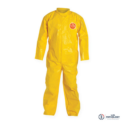 DuPont™ Tychem® 2000 QC120 Coverall, Zipper Front, Collar – bound seams