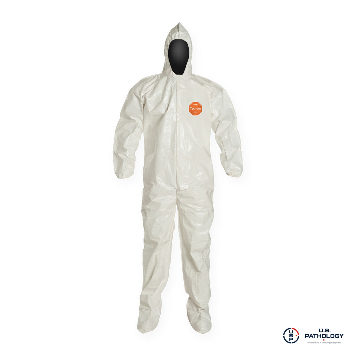 DuPont™ Tychem® 4000 SL122 Coverall, Attached Hood & Boots, Elastic Wrists – bound seams