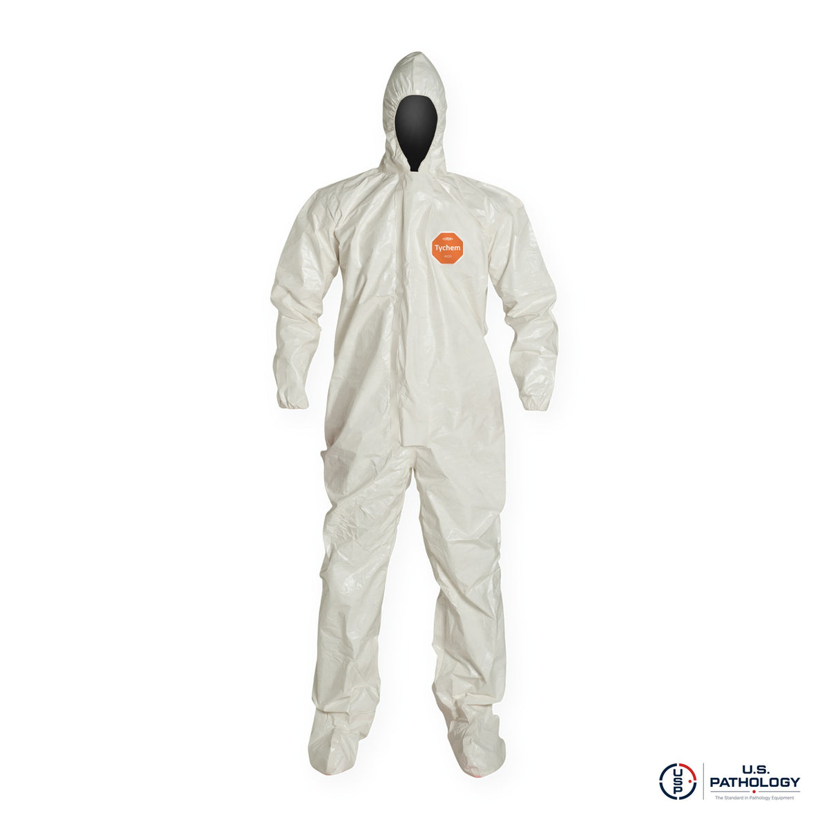 DuPont™ Tychem® 4000 SL122 Coverall, Attached Hood & Boots, Elastic Wrists – taped seams