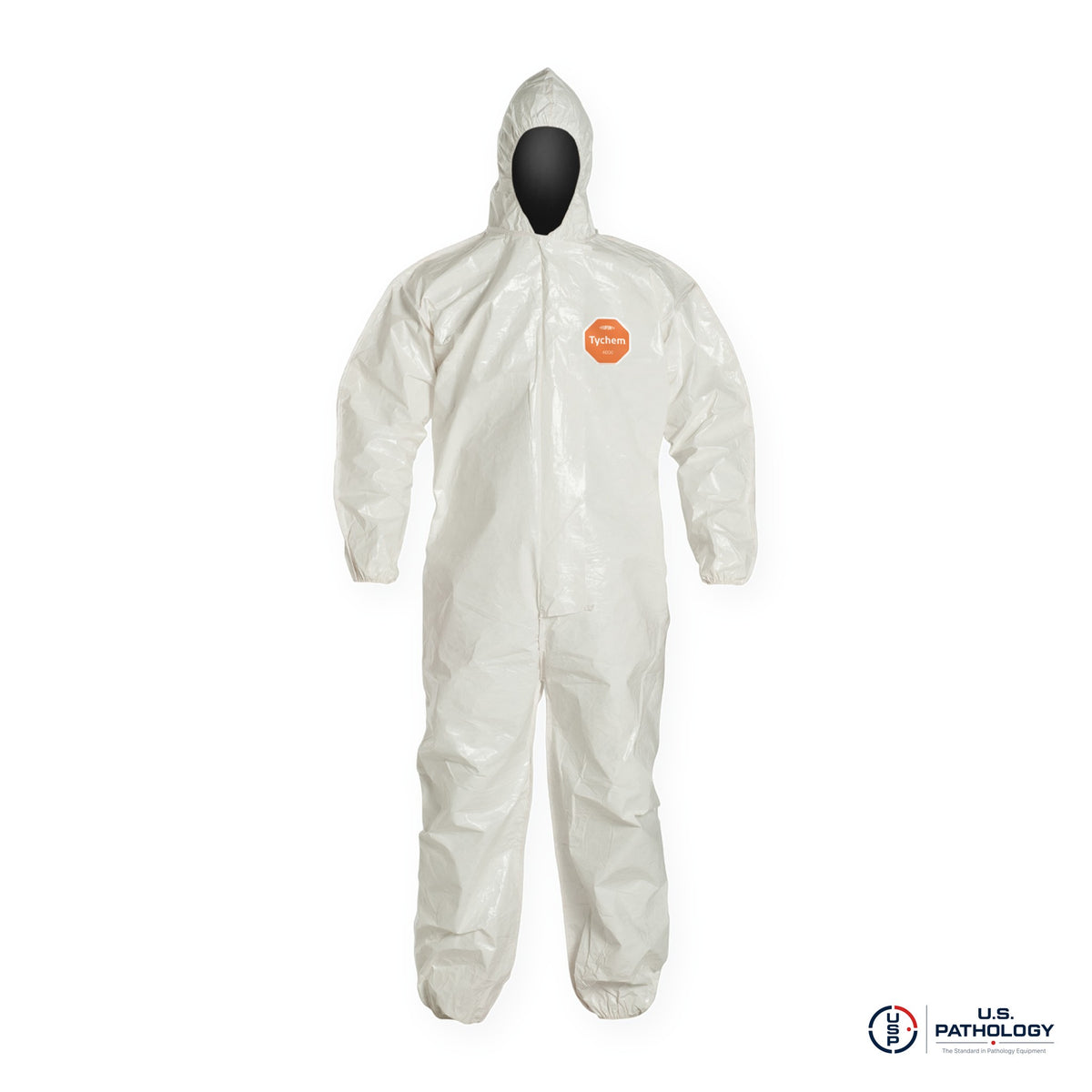DuPont™ Tychem® 4000 SL127 Coverall, Attached Hood, Elastic Wrists & Ankles – bound seams