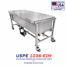 Electric Immersion Dissection Table Model 1035-03P | Cadaver Preservation Tank with Electric Lift Tray | 304 Stainless | American-Made