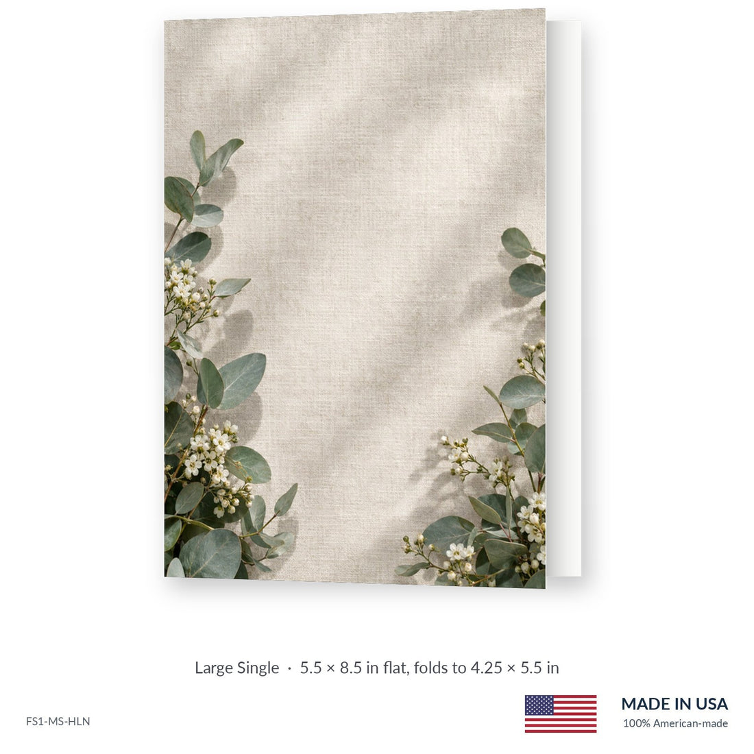 Eucalyptus Funeral Service Folders