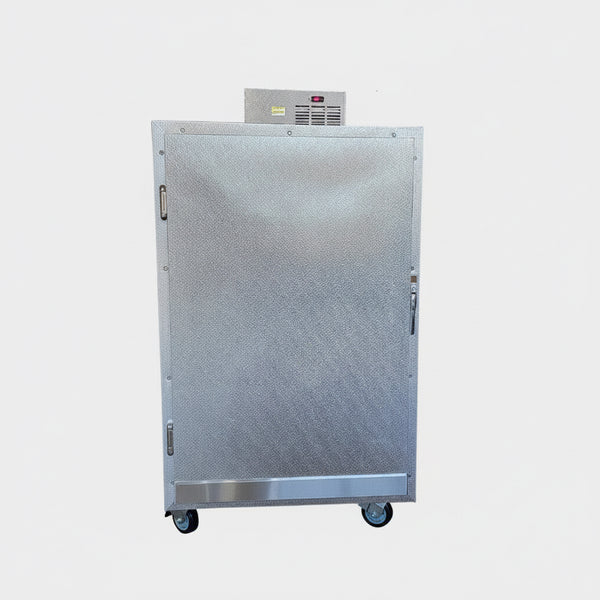 American 2 Body Upright Mortuary Cooler Shell – Extra Wide