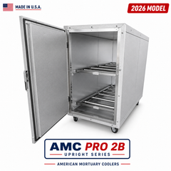 2 Body Bariatric Upright Mortuary Cooler – Model 2BX