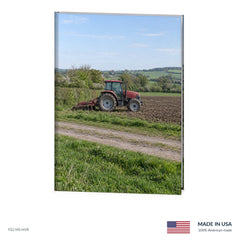 Farm Tractor Funeral Register Book