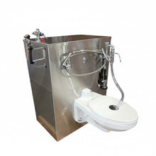 Flushing embalming station Model 1036-9FS by American Mortuary Coolers