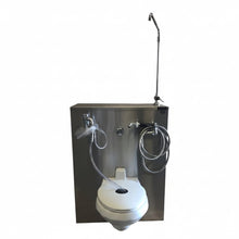 8-foot cold-water spray hose on flushing embalming station 1036-9FS