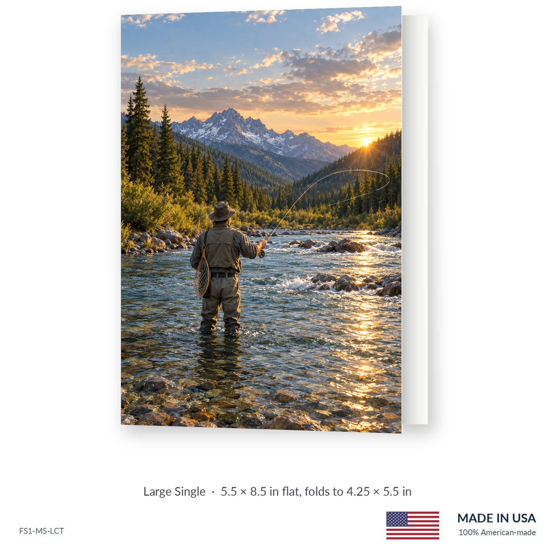 Fly Fishing Funeral Service Folders