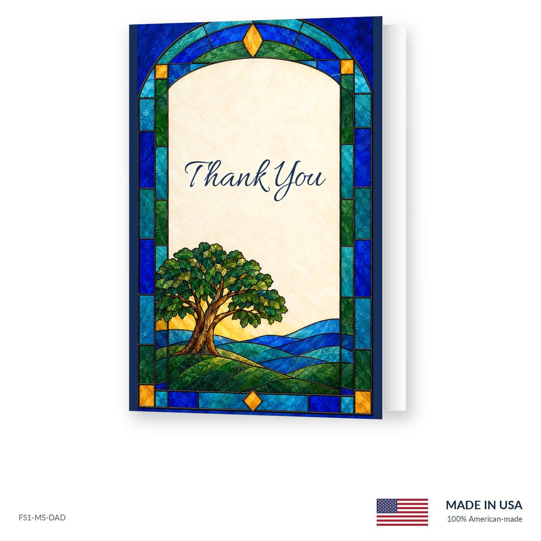 For Dad Funeral Acknowledgment Cards