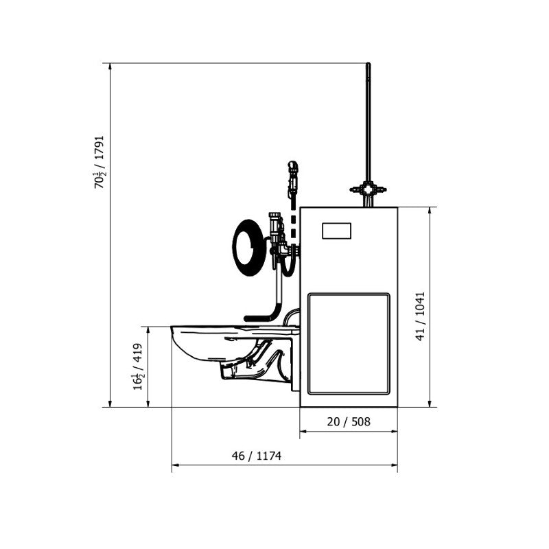 THE ULTIMATE EMBALMING SOLUTION: A 1036-9FS STATION, THE PREFERRED CHOICE OF FUNERAL HOMES AND PATHOLOGY LABS.