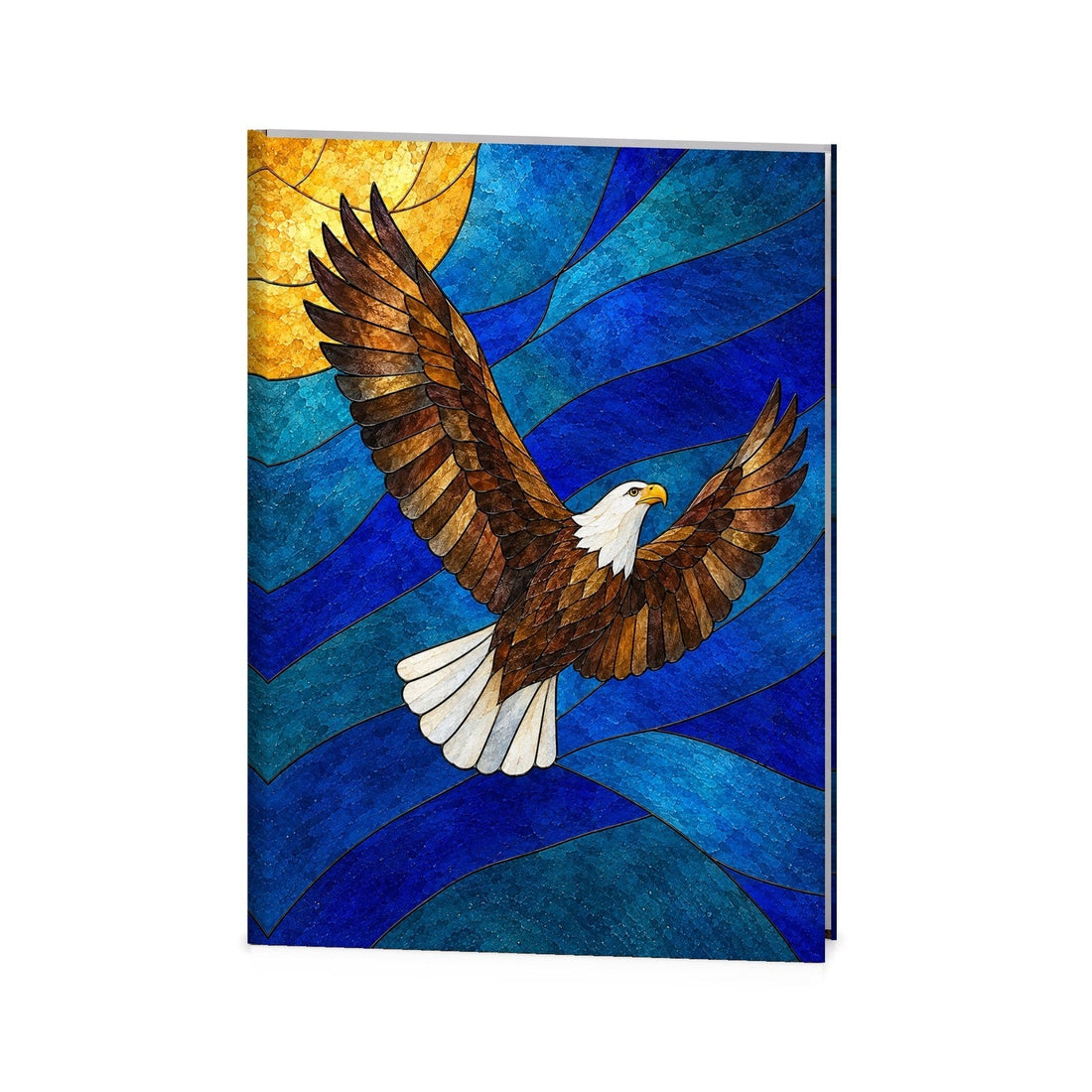 Glass Eagle Funeral Register Book
