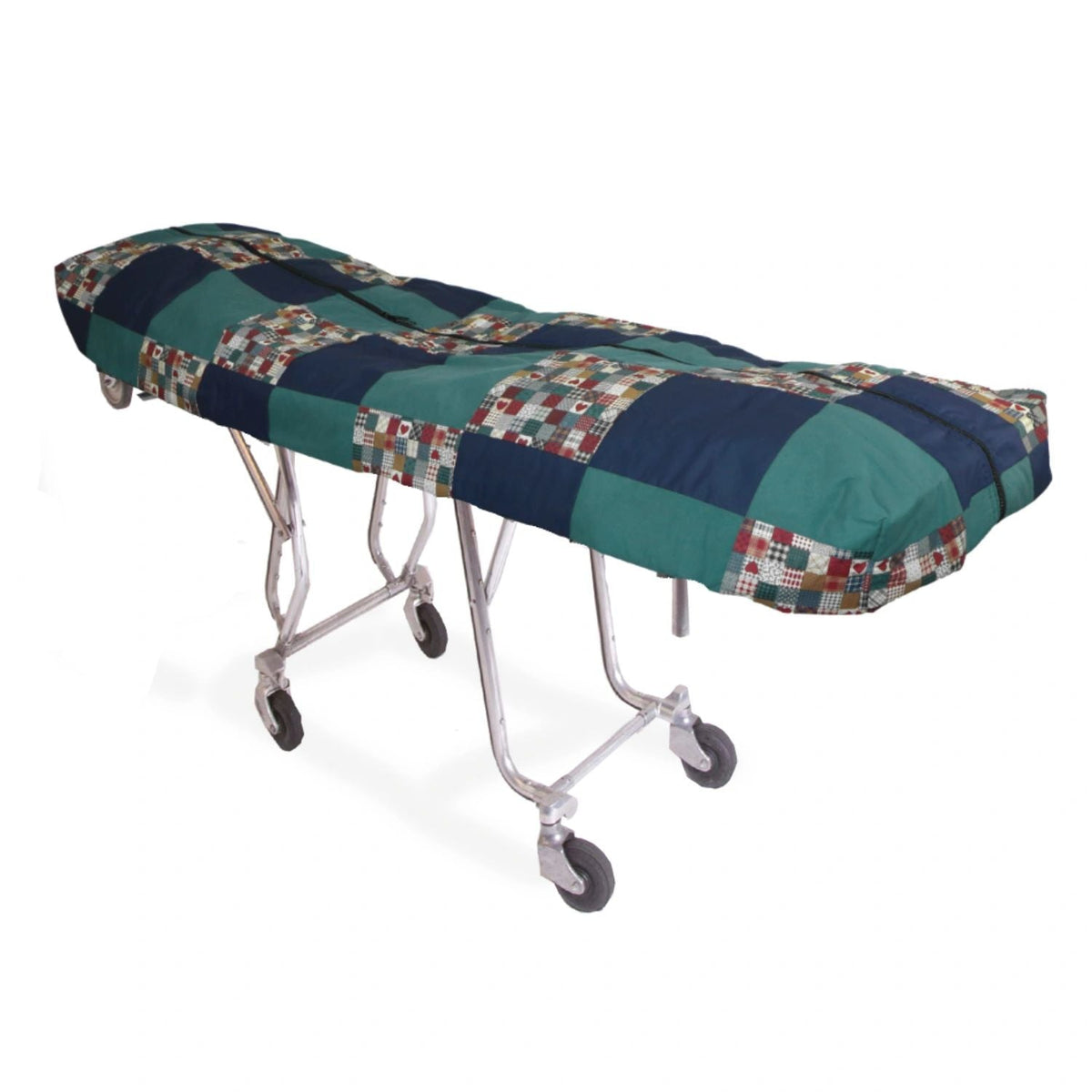 Green Navy Patchwork Cot Pouch - Standard