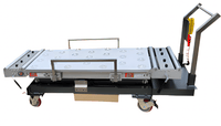 Covered Cadaver Scissor Lift | Model 1030-CTL-C | Concealed Hydraulic Body Transport | American Mortuary Coolers